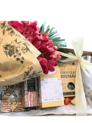 Orchid bouquet gift hamper