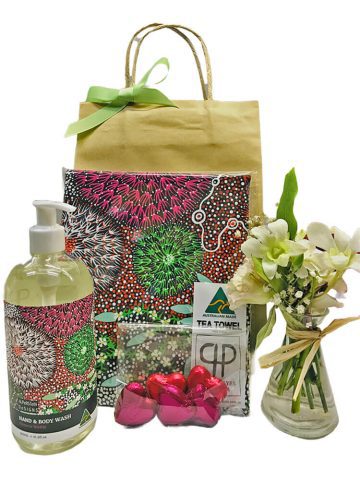 Goodies Hamper with Flowers