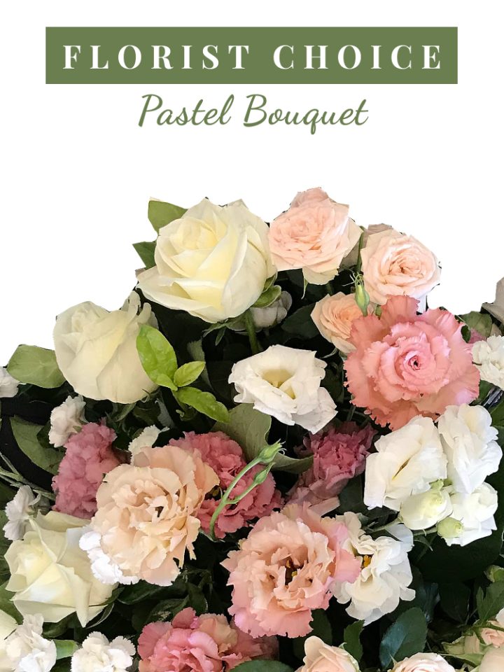 florist choice pastel bouquet