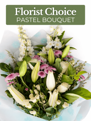 florist choice pastel bouquet